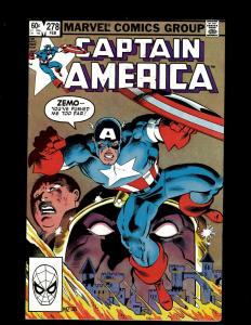 12 Captain America Comics #277 278 279 280 281 282 283 285 286 287 288 289 J411