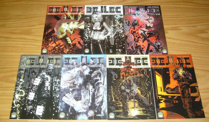 Dellec #0 & 1-6 VF/NM complete series - all B variants - aspen comics set lot