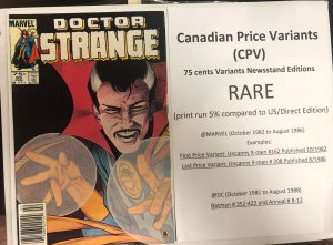 Doctor Strange (1983) # 63 (VF/NM) Canadian Price Variant CPV...