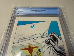 Amazing Spider-Man Annual # 21 CGC Graded 9.4 Marvel Comic Book Wedding JH31