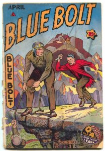 Blue Bolt Vol 5 #7 1945- Sgt Spook- Golden Age FAIR