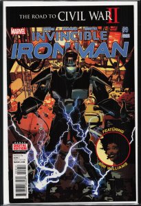 Invincible Iron Man #9 Second Print Cover (2016) Iron Man [Key Issue]