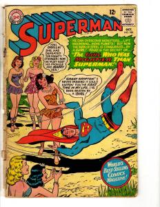 Superman # 180 VG DC Comic Book Wonder Woman Batman Flash Arrow Atom JG9