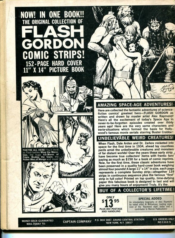Vampirella #8 1970-Warren-bondage cover-Tom Sutton art-G+