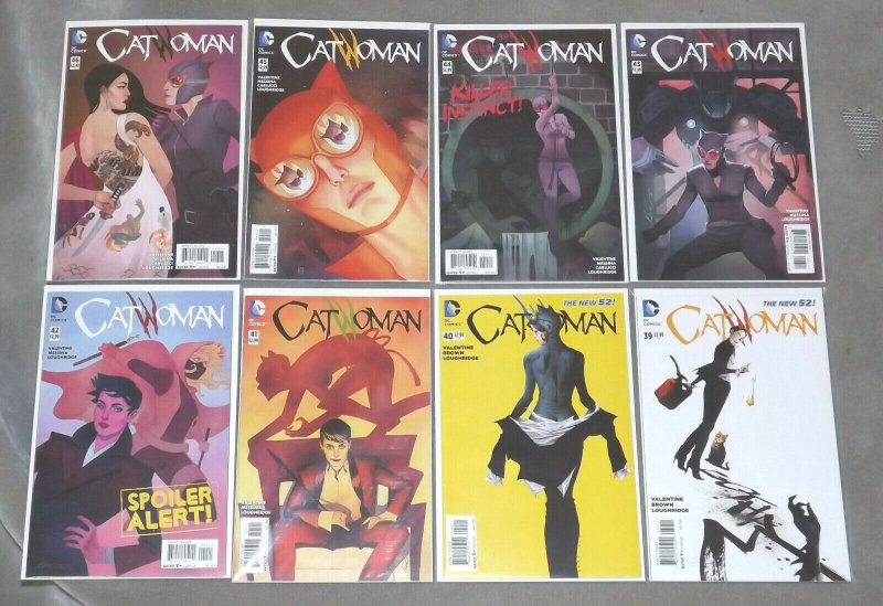 CATWOMAN (Vol 4) #39-46 Complete 8 Issues 2015 NM Batman Penguin DC Comics 