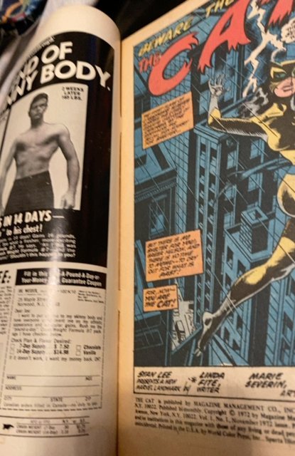 The Cat #1 (1972)first solo story