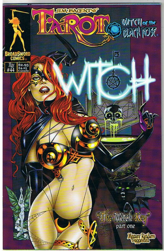 TAROT WITCH of the Black Rose #44 A, NM-, Jim Balent, 2000, Holly Golightly