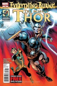 Mighty Thor, The #18 VF ; Marvel | Everything Burns Prologue