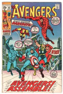 The Avengers #82 (1970) The Avengers, Daredevil, Black Panther