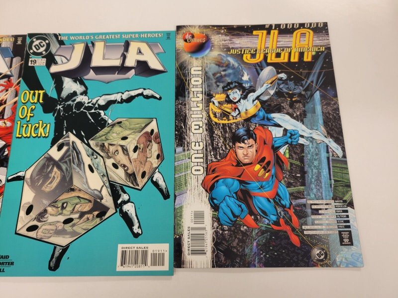 5 DC Comics Books JLA # 16 17 18 19 1000000 72 TJ1