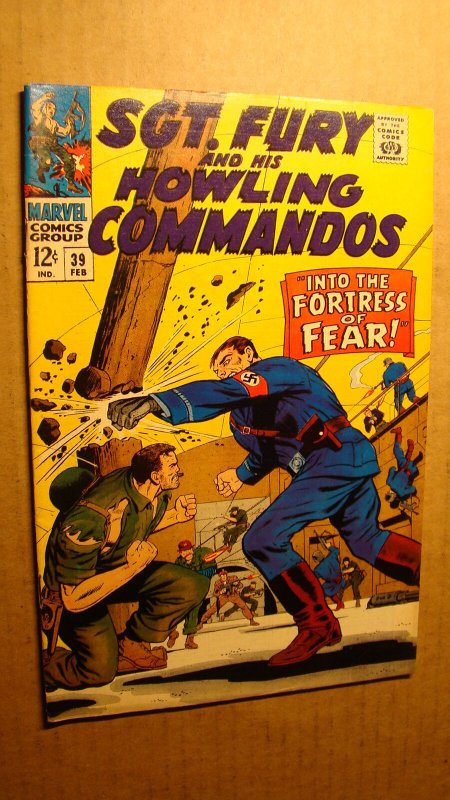 SGT. FURY 39 HOWLERS VS. NAZIs *NICE COPY* MARVEL