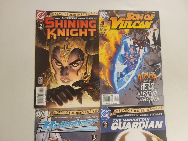 4 DC Comics #3 Bulleteer #1 Son of Vulcan #2 Guardian #2 Shining King 11 TJ27