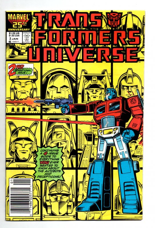 Transformers Universe #1 2 3 & 4 complete set - Limited Series - 1986