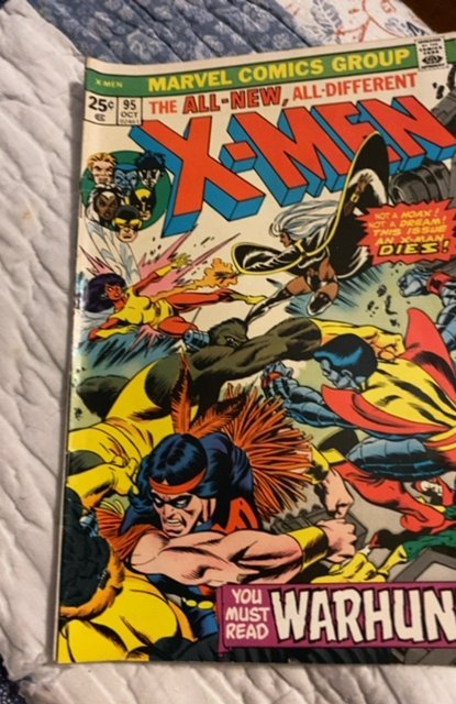 The X-Men #95 (1975)death of thunderbird