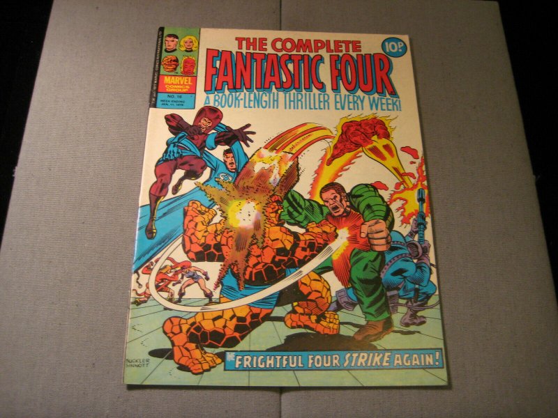 Complete Fantastic Four #16 (1978, Marvel Comics) UK Magazine 