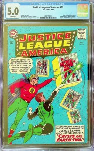 Justice League of America #22 (1963) - CGC 5.0 - Cert#4240152023