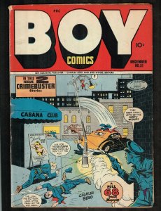 Boy Comics #31 ~ 2 Crimebuster Stories ~ 1946 (5.0) WH