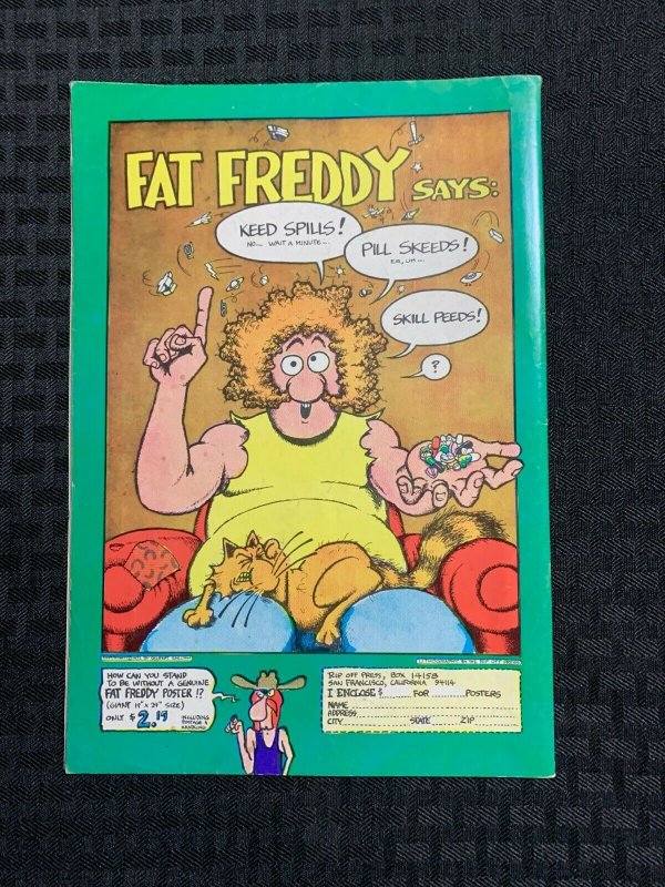1973 The Fabulous Furry Freak Brothers #3 VG 4.0 4th Rip Off Press / Fisherman