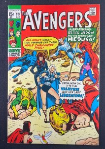 Avengers (1963) #83 VF (8.0) 1st App Liberators Black Widow Valkyrie Medusa