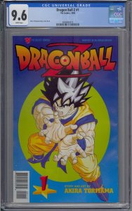 DRAGON BALL Z #1 CGC 9.6 GOKU VIZ COMICS WHITE PAGES 015 