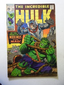 The Incredible Hulk #119 (1969) VG+ Condition