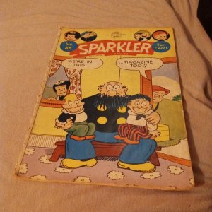 Sparkler comics #88 United Features 1949 golden age nancy and sluggo captain kid