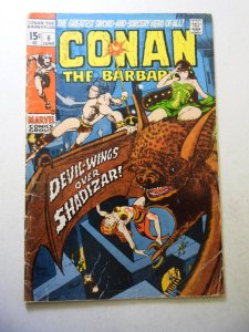 Conan the Barbarian #6 (1971) VG Condition