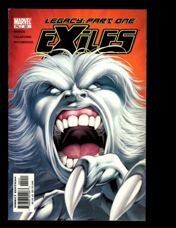 Lot Of 12 Exiles Marvel Comics # 15 16 17 18 19 20 21 22 23 24 25 26 X-Men EK10 