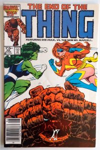 The Thing #36 (1986) NEWSSTAND,  2nd App of new Ms. Marvel
