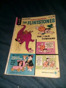 The Flintstones #12 gold key comics 1963 silver age cartoon The Too Old Cow Hand