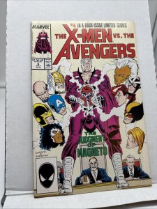 X-men Vs. the Avengers #4 (07/87, Marvel) The Judgment Of Magneto. Final Issue