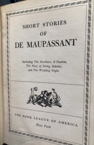 Short stories of DE MAUPASSANT, 1941, 502p