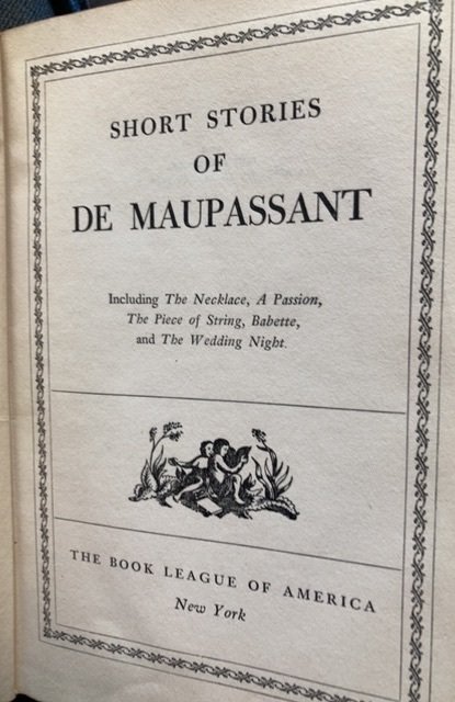 Short stories of DE MAUPASSANT, 1941, 502p