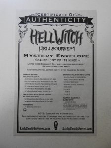 Hellwitch: Gallery #1 David Harrigan Hellwitch Premiere Edition NM Cond! W/ COA!