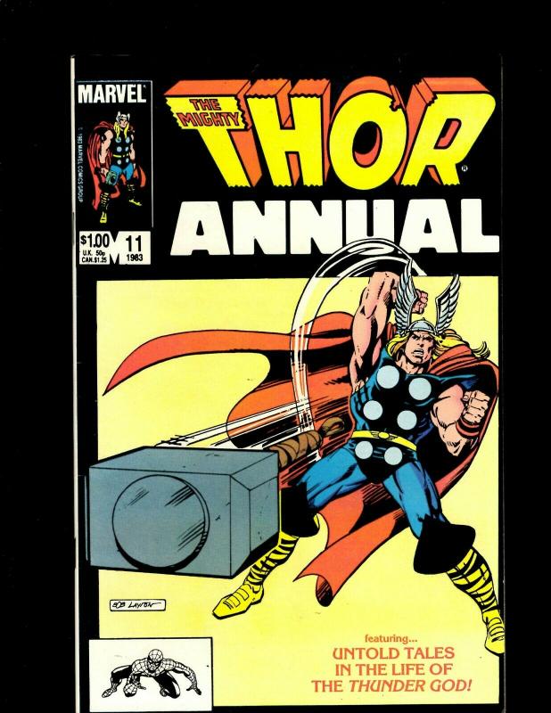 6 The Mighty Thor Marvel Comic #329 382 383 457, Annual #11, Annual #14 J344