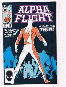 Alpha Flight #11 FN/VF Marvel Comics Bronze Age Comic Book June 1984 DE41 AD18