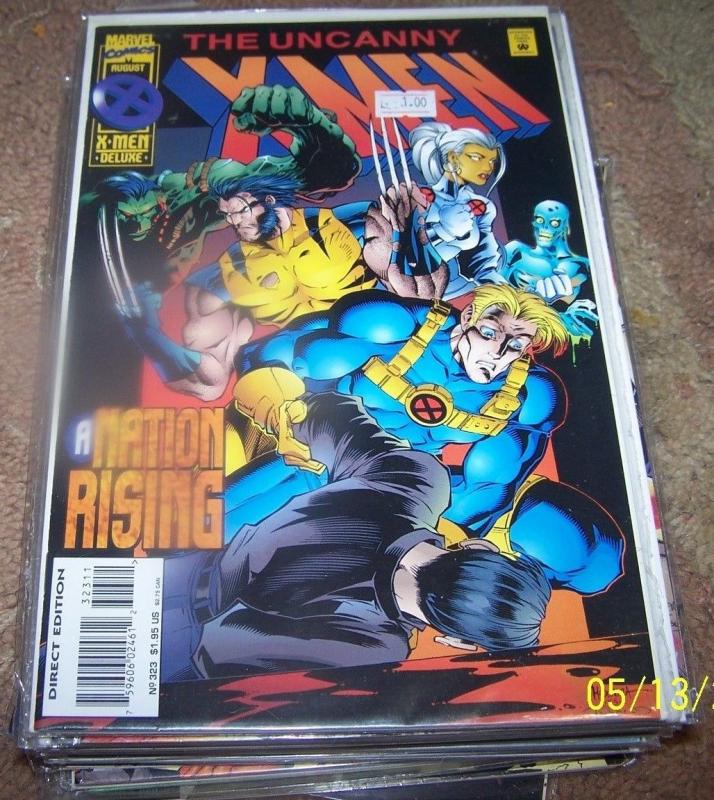 UNCANNY X-MEN #323 1995 MARVEL   WOLVERINE STORM  nation rising 