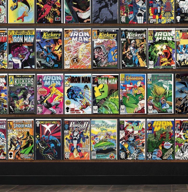 Huge Lot 150+ Comics with Iron Man, Marvel Tales, Marvel Age, Kickers & More!