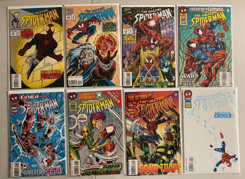 Amazing Spider-Man lot #401-441 Marvel 1st Ser (8.5 VF+) 38 diff (1995 to 1998)