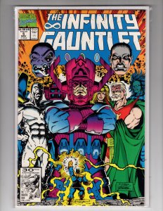 The Infinity Gauntlet #5 (1991) THANOS !!! ~ Marvel Cosmic Event !!! / ID#21