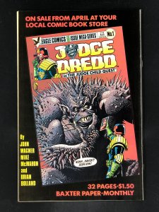 Judge Dredd #9 (1984) VF/NM