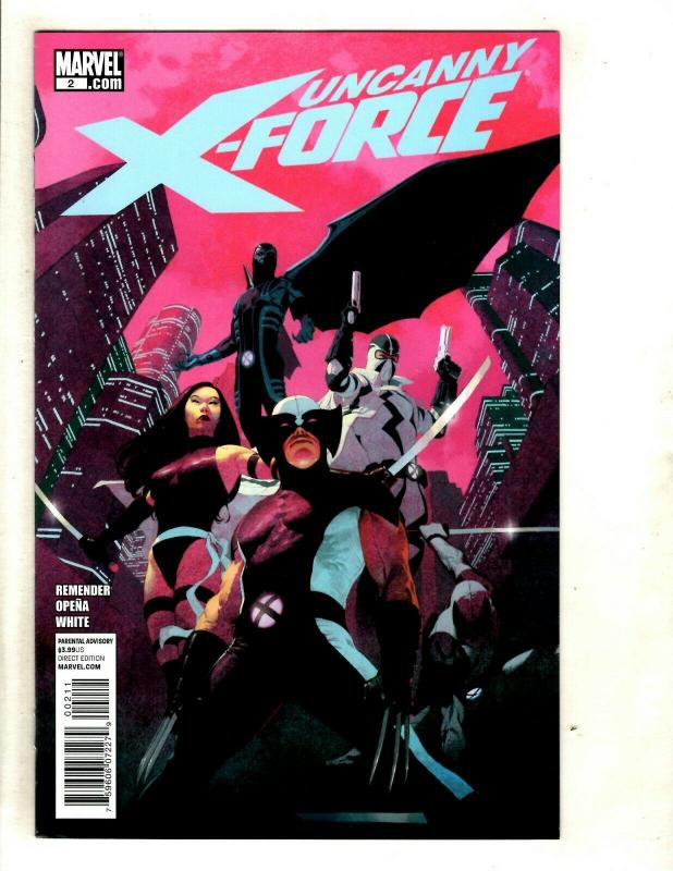 Uncanny X-Force # 2 NM 1st Print Marvel Comic Book Wolverine Deadpool Storm SM8