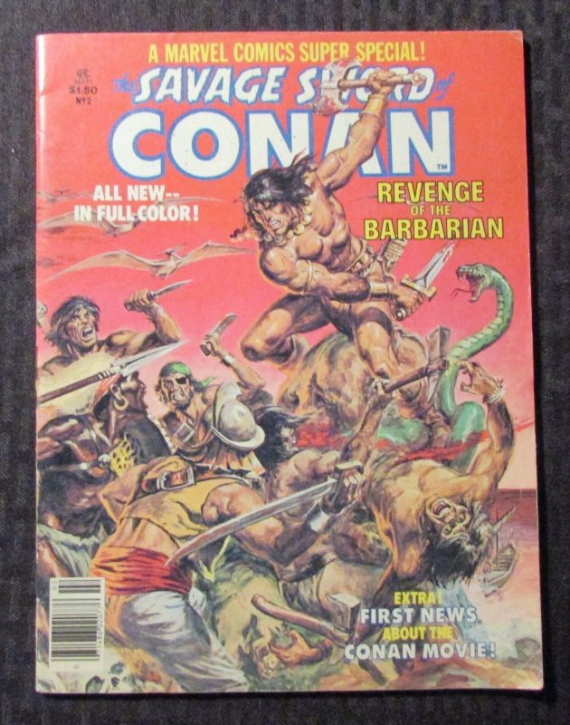 1977 Marvel Super Special SAVAGE SWORD OF CONAN #2 FVF 7.0