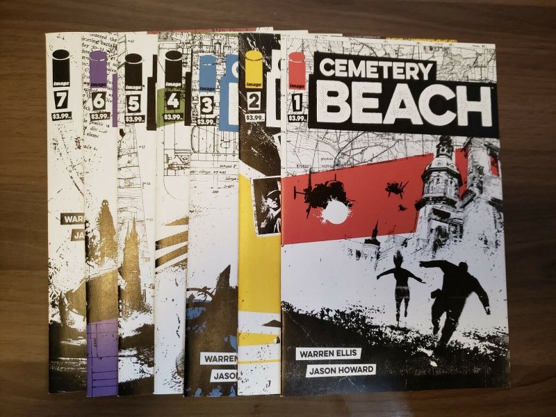 Cemetery Beach (Image 2018) #1-7 1 2 3 4 5 6 7 SET | Warren Ellis Jason Howard 