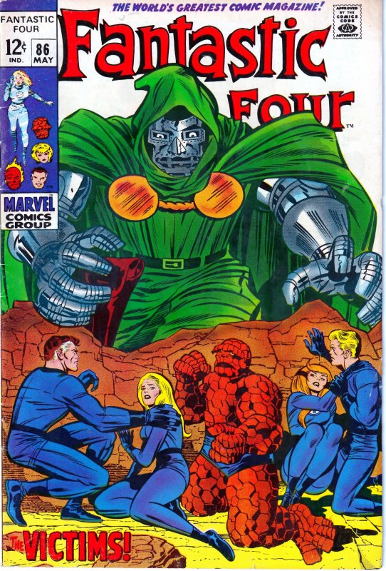 Fantastic Four(vol. 1) # 86 Doom vs a powerless FF !