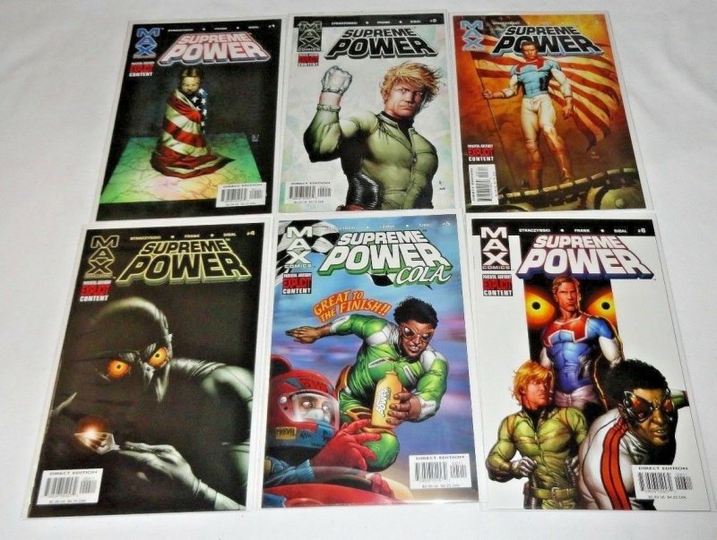 Supreme Power 1-18 Complete Run by Michael Straczynski Gary Frank (2003 Marvel)