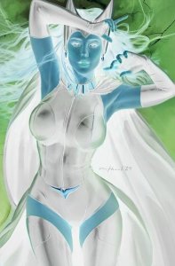 Scarlet Witch Black Suit Variant 1:10 Inverted Nathan Lorenzana CBSN  Live