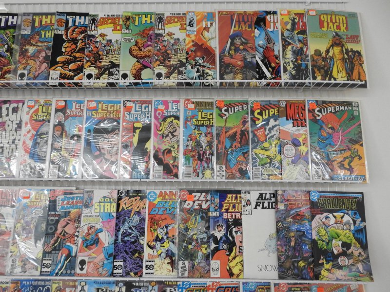 Huge Lot 160+ W/Spider-Man,  Teen Titans, Superman+ Avg VF- Condition!