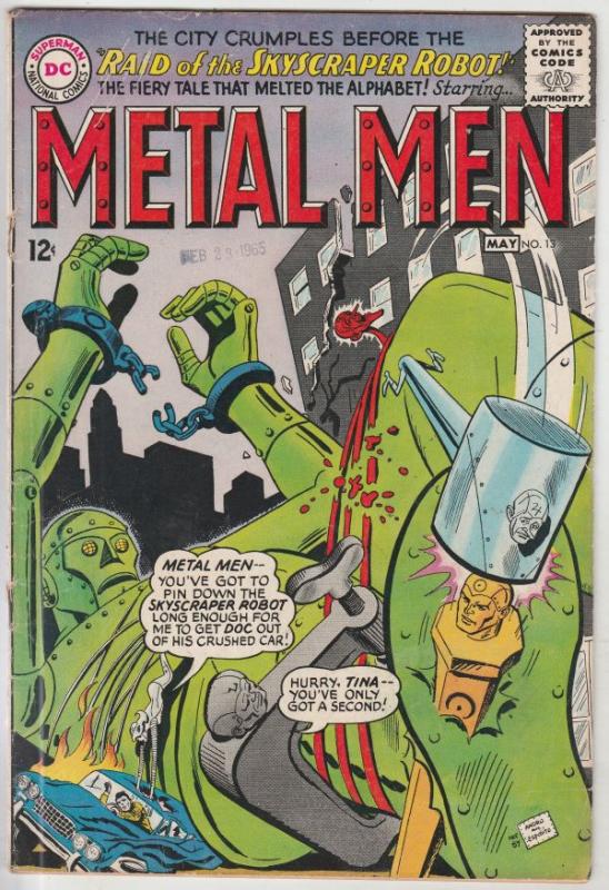 Metal Men #13 (May-65) FN/VF High-Grade Metal Men (Led, Tina, Tin, Gold, Merc...