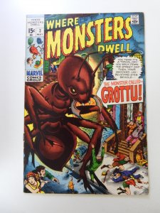 Where Monsters Dwell #3 (1970) FN/VF condition